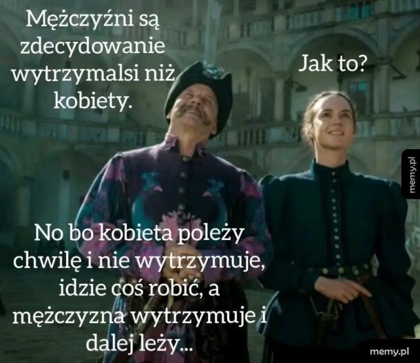 Mężczyźni są wytrzymalsi