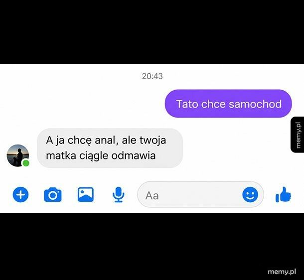 Tato chcę samoch&oacute;w