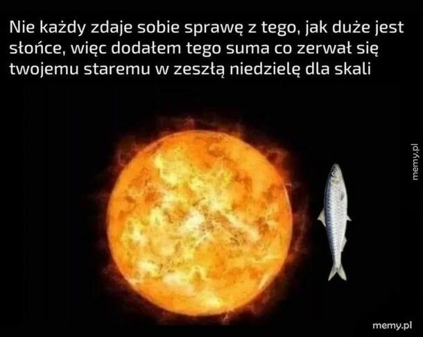 Jak duże jest słońce