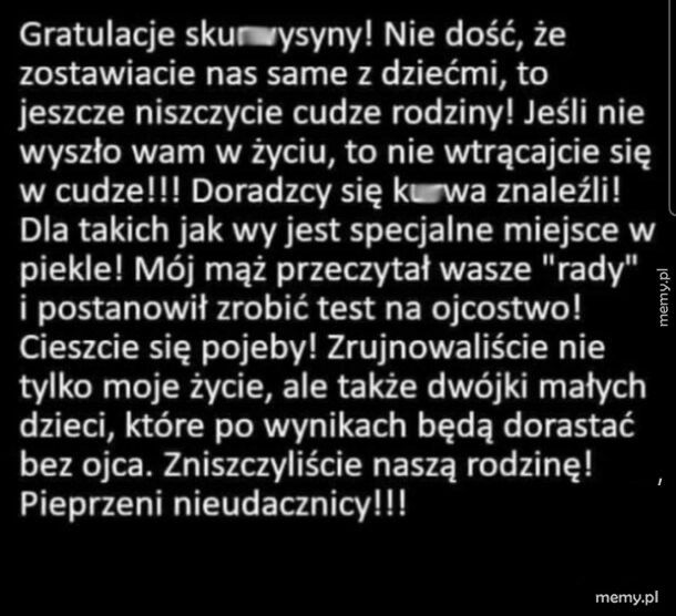 Mem: Posłuchał rad