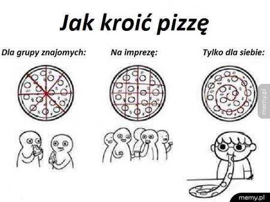 Jak kroić pizzę