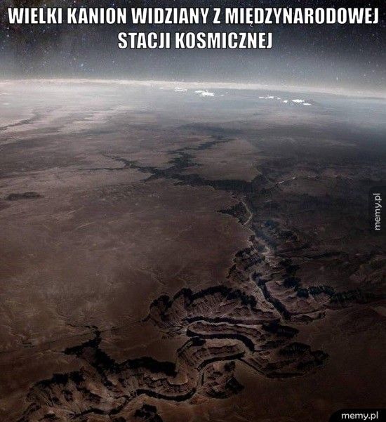Wielki Kanion widziany z Międzynarodowej Stacji Kosmicznej 