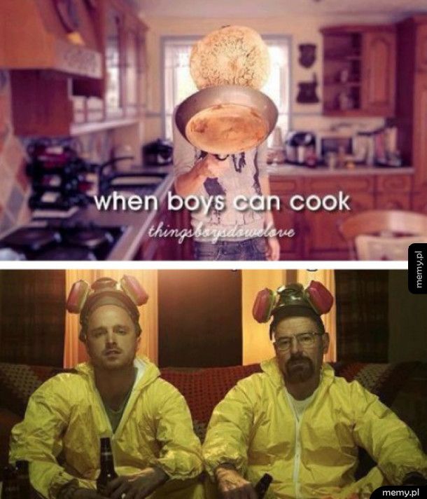 When boys can cook