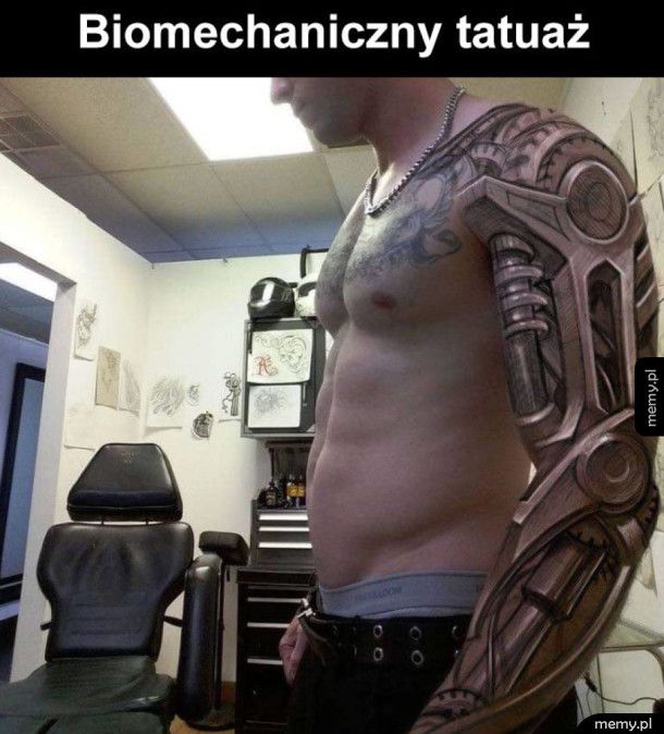 Niesamowicie wykonany tatuaż