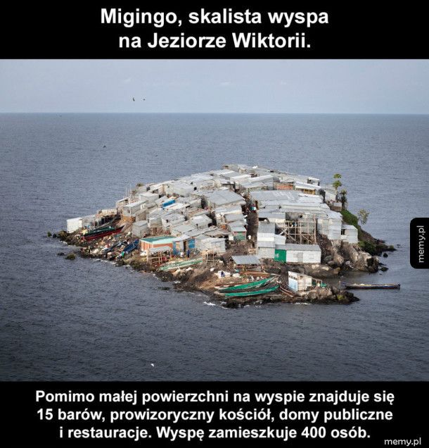 Migingo – skalista wyspa na Jeziorze Wiktorii