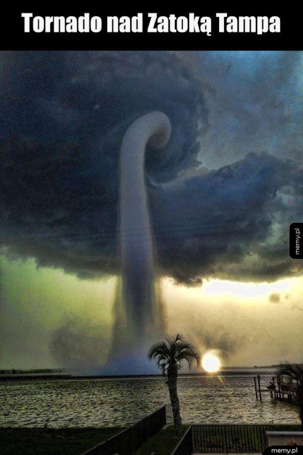 Niesamowite ujęcie tornada