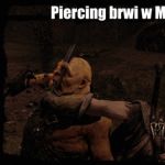 Elegancki piercing