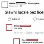 Jednak nie jest sławny