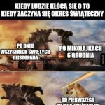 Kiedy zaczyna się okres świąteczny