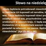 Słowo na niedzielę