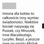 Imiona dla kotów