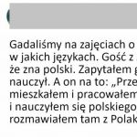 Łacinę pewnie też zna