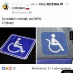 Naklejki na bmw