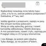 Jeżdżenie zgodnie z przepisami powinno być chyba standardem