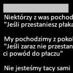 Nie jesteśmy tacy sami