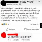 Mąż źle się czuje