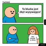 Wyzywająca bluzka