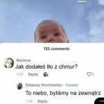 Jak dodałeś tło z chmur