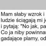 Słaby wzrok