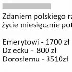 Ile minimalnie potrzebujemy pieniędzy, żeby przeżyć - według rządu