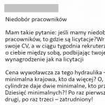 Niedobór pracowników