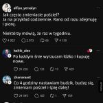 A wy jak często zmieniacie pościel?