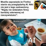 Firefox stanie się przeglądarką AI