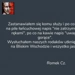 Nie będzie mi państwo m&oacute;wić gdzie mam jechać. Hehe dupa a nie ryzyko, jadę!! ........ Państwo RATUJ!!!!