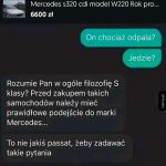 Pan w og&oacute;le ma pojęcie o Mercedesach S klasy