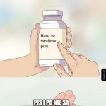 Twarda pigułka do przełknięcia
