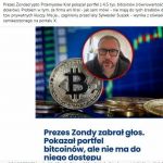 W ZONDACRYPTO wszystko pod kontrolą. Klucz do portfela z 330mln$ ma zaginiony przed laty Sylwester Suszek.  Nie mam pytań można się rozejść.